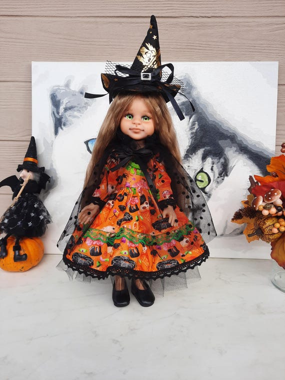 Halloween Pattern Dress for Paola Reina Las Amigas 13 Inch 32-33 Cm BJD 1/6  - Etsy