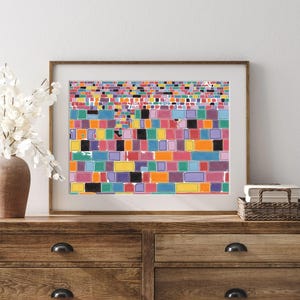 8 | Kosel | Kotel | Wailing Wall | Western Wall | Jerusalem, Israel | Judaica | Giclee Print | Stitched | Patchwork