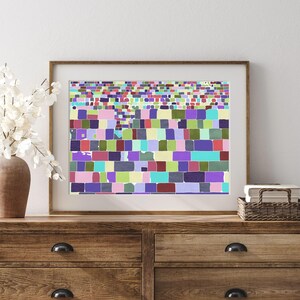 7 | Kosel | Kotel | Wailing Wall | Western Wall | Jerusalem, Israel | Judaica | Giclee Print | Jewel Tones | Paper Patchwork