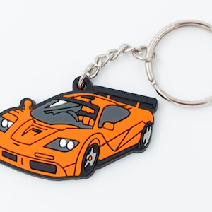Mclaren F1 LM keychain, car keychain, F1 keychain, racing, mclaren, race car, keychain