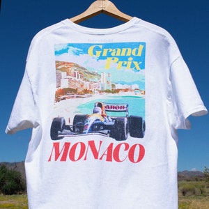 Vintage Monaco Grand Prix T-Shirt, Monaco Shirt, Racing Shirt, Car Shirt, Race Car Shirt, Grand Prix Shirt, Motorsport Apparel