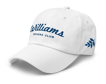 Williams Drivers Club Dad Hat, Racing Hat, Vintage Hat, Race Car Hat, Grand Prix Hat, Motorsport Apparel