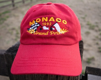 Monaco Grand Prix Dad Hat, Monaco Hat, Racing Hat, Race Car Hat, Motorsport Apparel