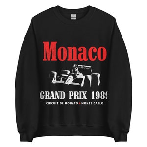 Monaco Grand Prix 1989 Sweatshirt, Monaco sweatshirt, Monaco shirt, Monaco, Monaco Grand Prix, Formula 1 Sweatshirt, F1 sweatshirt