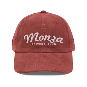 Monza Drivers Club Corduroy Hat, Monza Hat, Grand Prix Italy