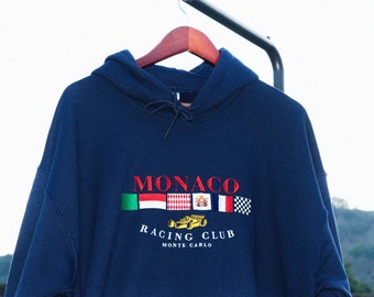 Monaco Racing Club Monte Carlo Hoodie, Monaco Sweatshirt, Monaco