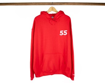 Sudadera con capucha Fifty Five Racer, sudadera con capucha 55, sudadera 55, ropa de automovilismo