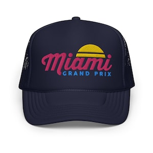 Miami Grand Prix Trucker Hat, Miami Hat, Formula 1 Trucker Hat, Vintage Trucker Hat, Motorsport Apparel