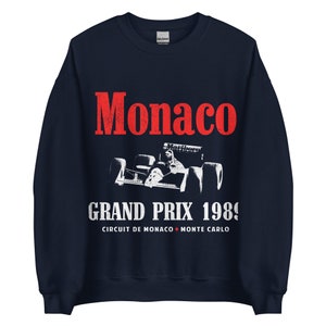 Monaco Grand Prix 1989 Sweatshirt, Monaco sweatshirt, Monaco shirt, Monaco, Monaco Grand Prix, Formula 1 Sweatshirt, F1 sweatshirt