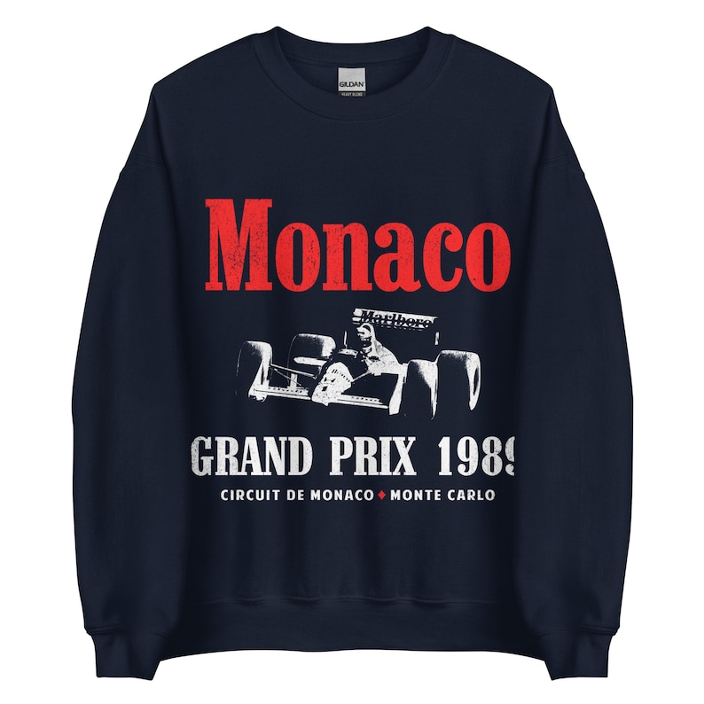 Monaco Grand Prix 1989 Sweatshirt, Monaco sweatshirt, Monaco shirt, Monaco, Monaco Grand Prix, Formula 1 Sweatshirt, F1 sweatshirt