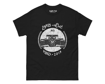 Charles Leclerc en la camiseta de Monza, camiseta de Fórmula Uno, camiseta de Gran Premio, camiseta de Monza F1, camiseta de carreras, regalo para entusiastas de los coches, coche de carreras
