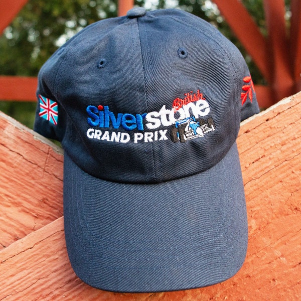 British Grand Prix at Silverstone Dad Hat, Grand Prix Hat, Racing Hat, Silverstone Hat, Race Car Hat, England Hat