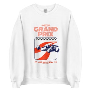 Vintage Austria Grand Prix Sweatshirt, Racing Sweatshirt, Race Car Sweatshirt, Grand Prix Sweatshirt, Motorsport Apparel