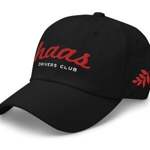 Haas Drivers Club Dad Hat, Haas, Haas Hat, Haas Merch