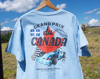 Camiseta del Gran Premio de Canadá, camisa de carreras, camisa de coche, camisa de coche de carreras, camisa de Gran Premio, ropa de automovilismo