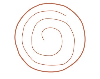 Motivo a punzone “Flow B” – Design dalle linee organiche • Moderno e meditativo • Download PDF