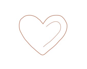 Schema per punzonatura “Motivo B - C” – Design organico a onda di cuore • Moderno e armonioso • Download PDF