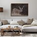 Rustic Deer Poster, Whitetail Deer Wall Art, Gift for Hunter, Midwest ...