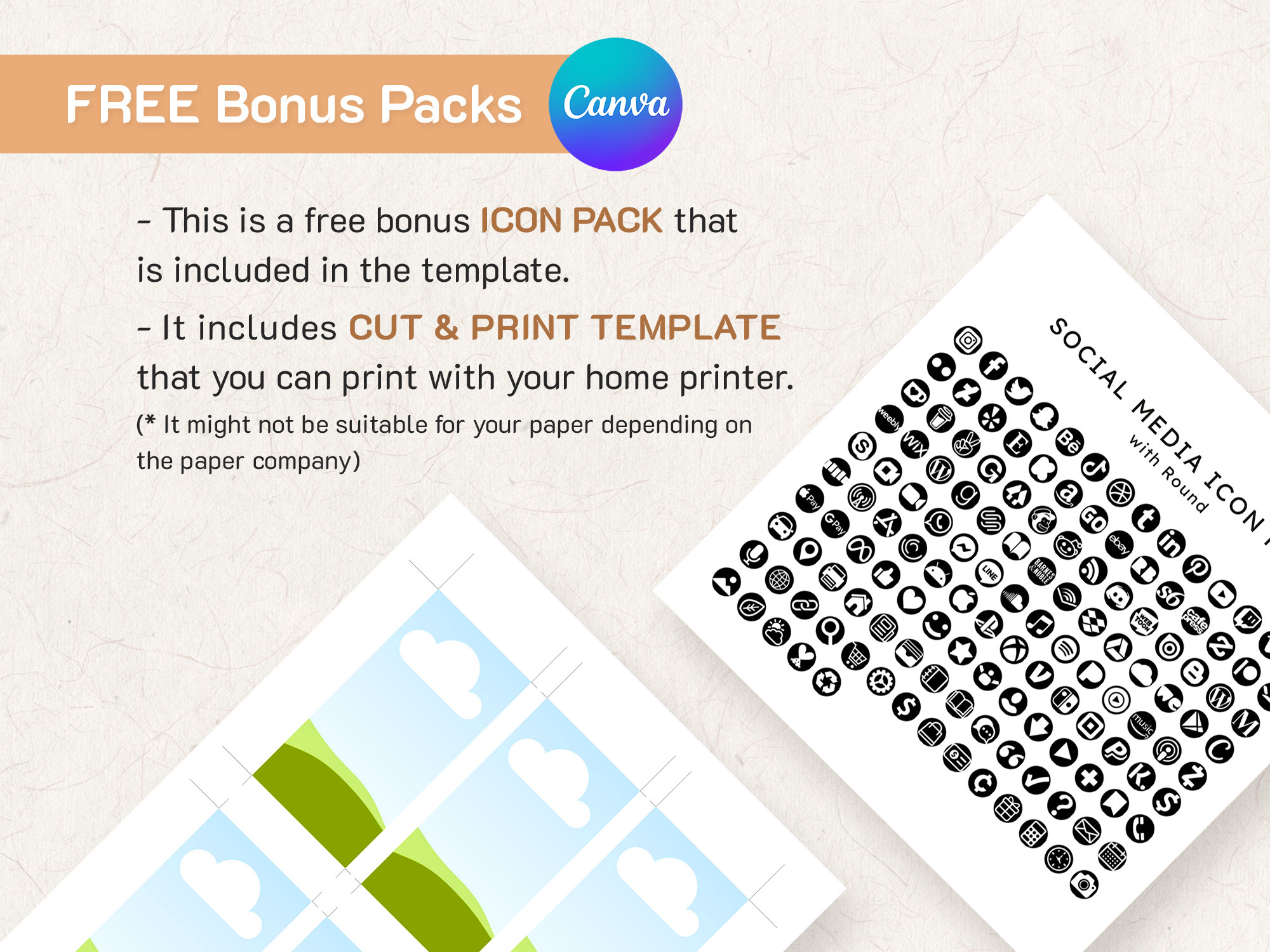 Box File Label Canva Editable Box Label Template Canva | Order Packaging Label Design ...