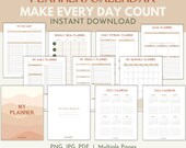 Planner Calendar | 2023-2024 Calendar | Daily Planner | Weekly Planner | Monthly Planner | To-Do List | Fitness Planner | Printable Planner