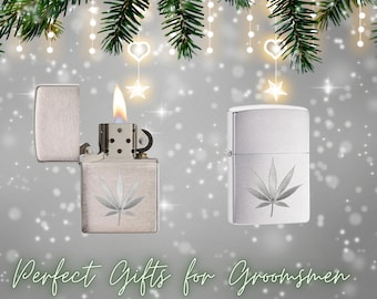 Personalized Chrome high polish Zippo Lighter, Custom Engraved Lighter Gift, Groomsmen Gift, Wedding Gift for Him, Canadian gifts, Lighter