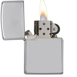 Personalized Chrome high polish Zippo Lighter, Custom Engraved Lighter Gift, Groomsmen Gift, Wedding Gift for Him,  Groomsmen Gift, Zippo
