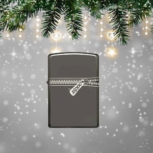Personalized Zippo Lighter: Engraved Chrome Gift