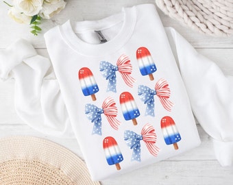 Patriotic Coquette PNG, Sweet Land of Liberty png, USA ice-cream PNG, 4th of July sublimation, American girl shirt Digital Design