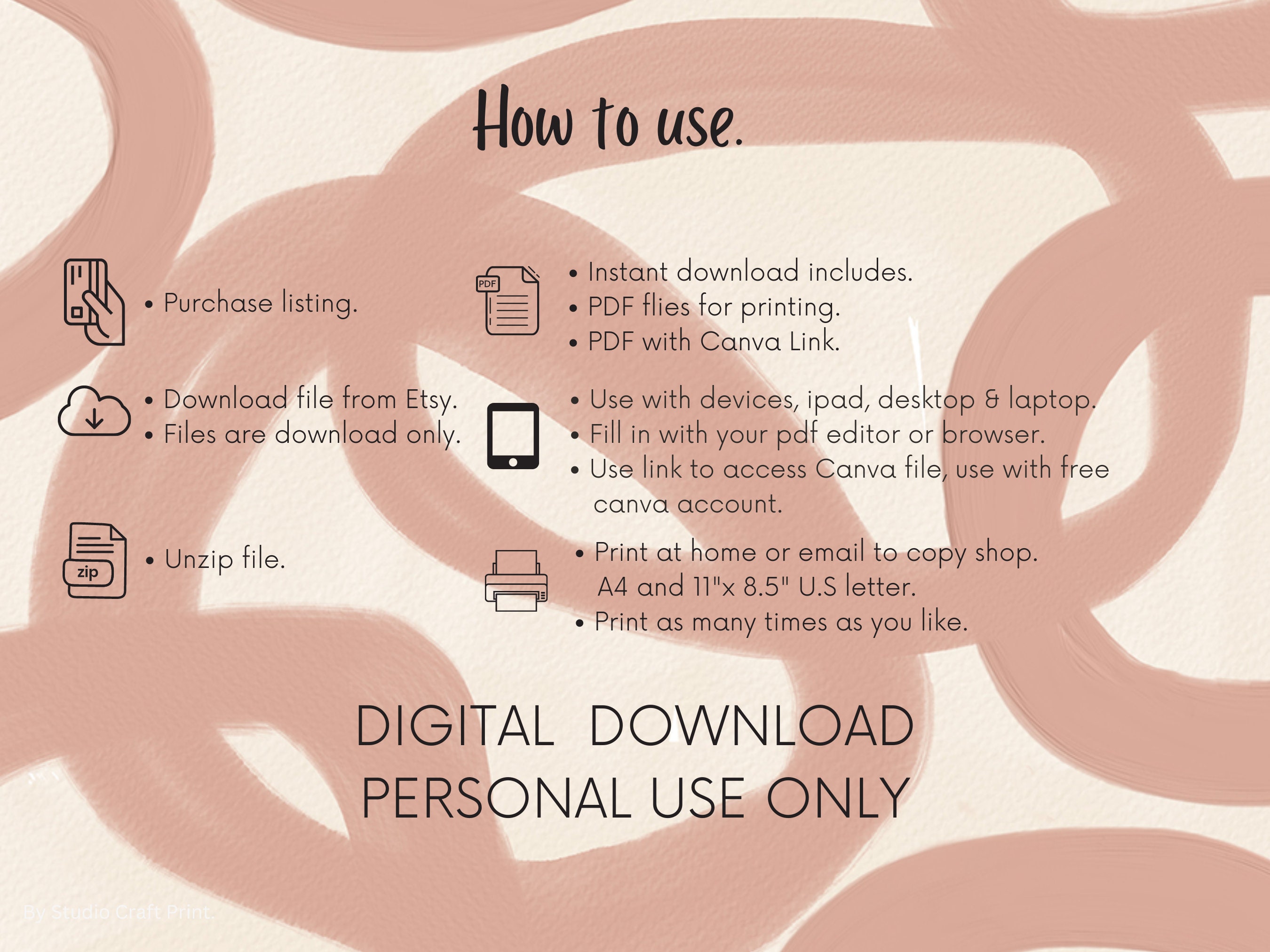 Invoicetemplate Editable, Invoice Template Download PDF, Canva, Crafter ...