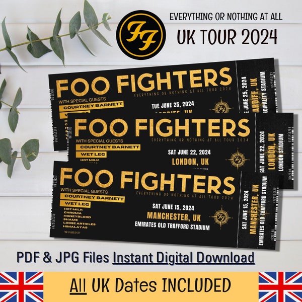 Foo Fighters Etsy