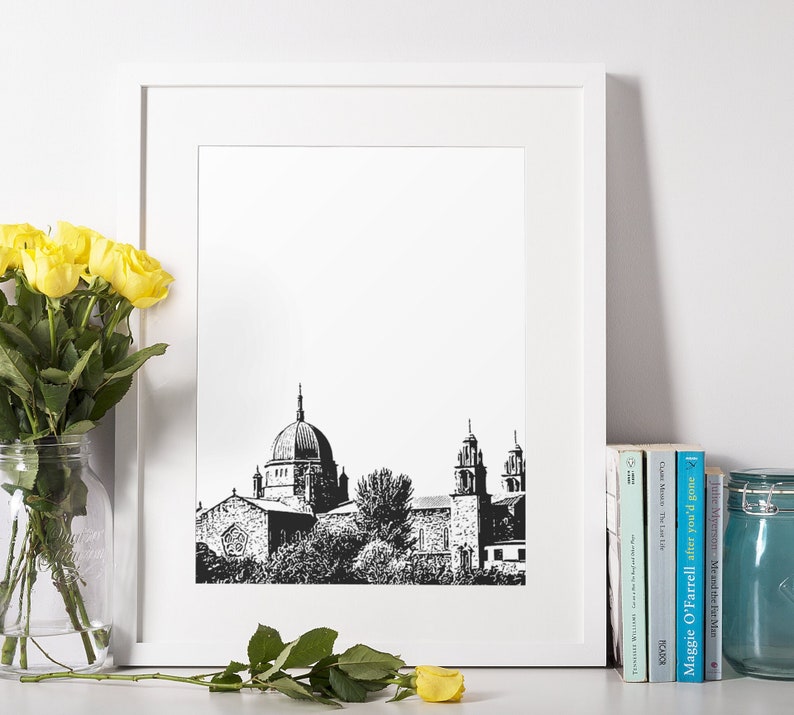 Irish Wall Art Prints. Galway Landmarks Minimalist Wall Art Etsy Ireland