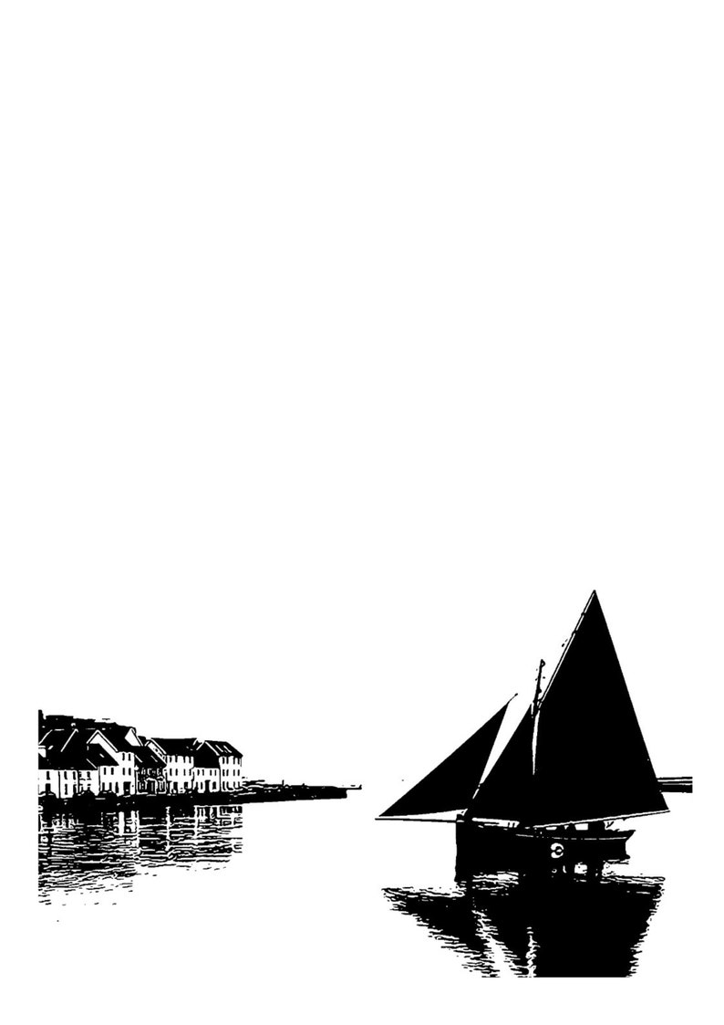 Irish Wall Art Prints. Galway Landmarks Minimalist Wall Art Etsy Ireland