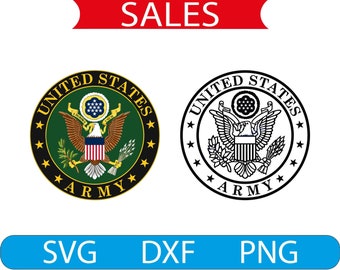 United States Army Seal Logo - SVG Digital File - Digital File - Digital Download - Perfect for CNC, Laser or Cricut