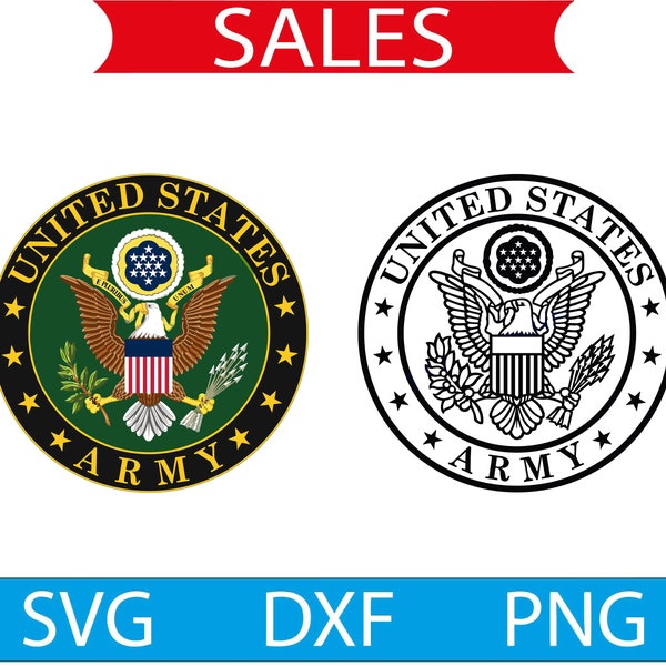 United States Army Seal Logo - SVG Digital File - Digital File - Digital Download - Perfect for CNC, Laser or Cricut