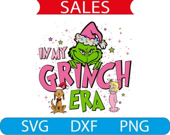 In My Grinc Era Sublimation Png, Christmas png, Retro Christmas png, Holiday sublimation, Christmas Sublimation, Merry christmas png, retro