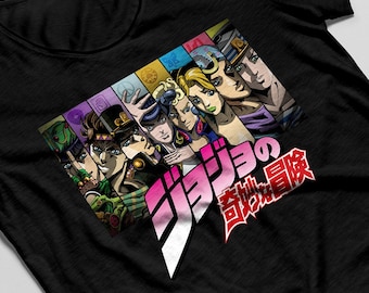 Anime Jojo's Adventures BUNDLE 2 eps, SVG, PNG, pdf