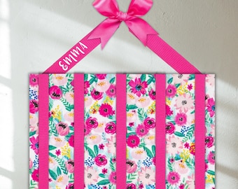Personalized Baby hair bow holder, hair bow holder, large hair bow board, bow organizer nursery decor, child bow holder, baby shower gift