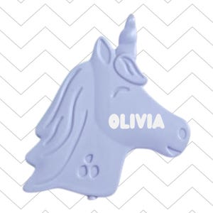 Personalized Unicorn Ice Pack, Custom Name Lunch Box Ice Pack,  Safe Non-Toxic Reusable Ice Pack