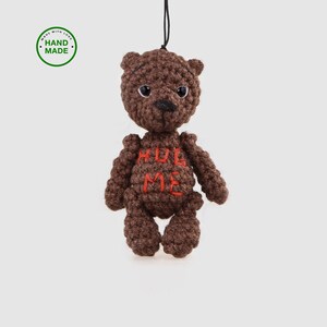 Pocket hug Handmade Pocket care Bear Hug you again Care gift Pocket charm Hug card Small Birthday Gift Inspirational card Thoughtful gifts