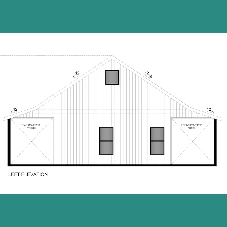 Cabin House Plans With Loft 31'x21' House Plan - 1 Bedroom Modern Tiny ...