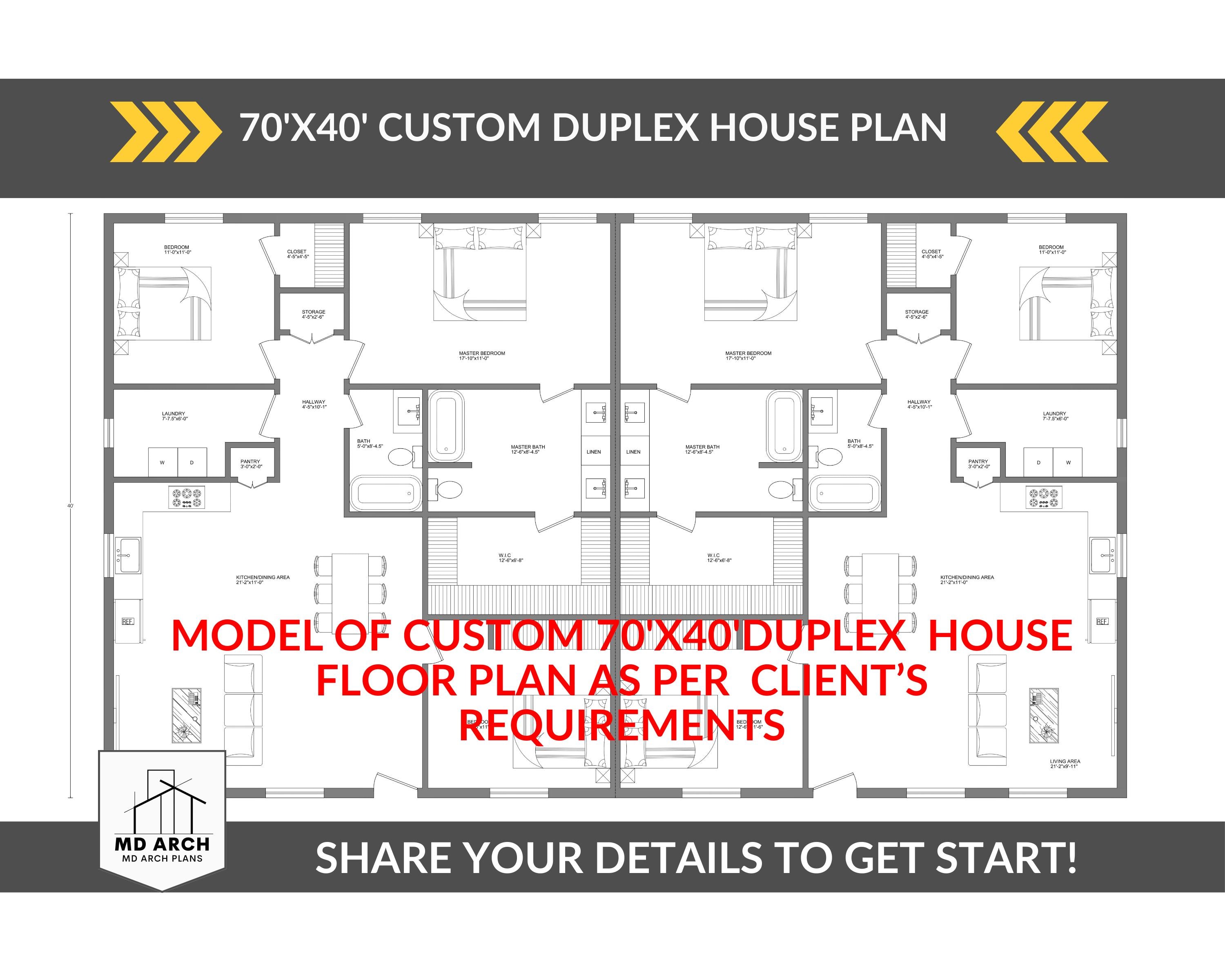 Custom House Floor Plan Design, Architectural Floor Plan Drawings, Home ...