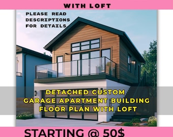 Custom Garage Apartment Floor Plan With Loft