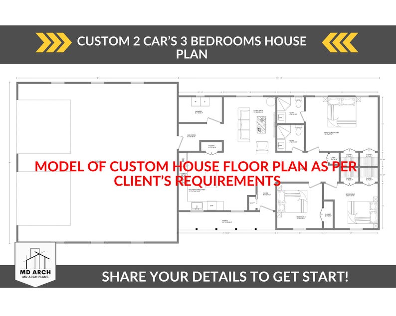 High-quality custom house floor plan and architectural floor plans drawing, created from your drawing, with custom homeplans, home plans blueprints, house blue prints, loft design option, 2 bedroom layout, small and tiny house plans.