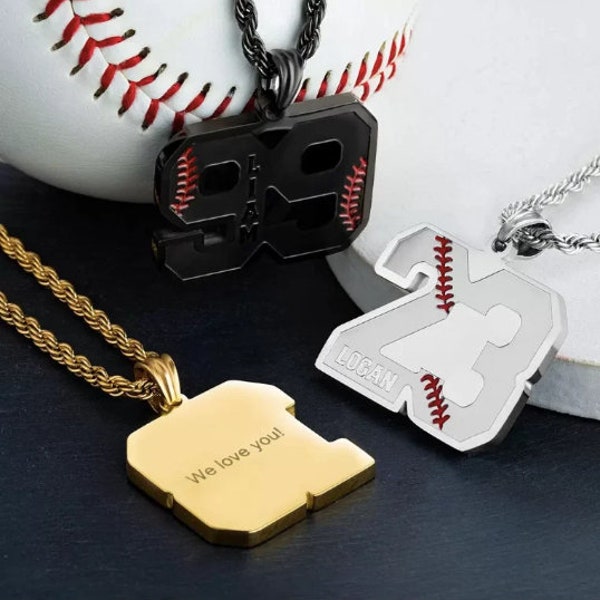 Baseball Necklace Etsy
