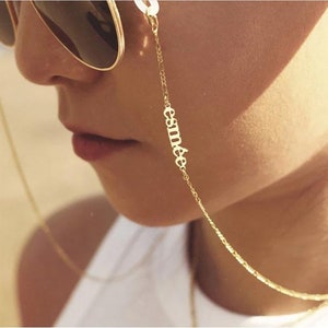 Sunglasses Chain - Luxury S00 Gold