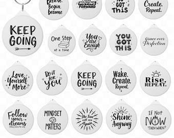 Motivational Motel Keychain SVG Bundle, Motivational Hotel Keychain svg, Motivational Keychain svg, Motivational Saying svg, PNG