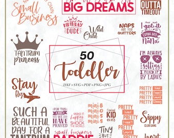 Kleinkind-Svg-Bundle, Kinder Kleinkind Clipart für Cricut, lustige Kinder Kleinkind zwart, Kleinkind Silhouette, Kleinkind Schnittdateien, Kleinkind Vektor.