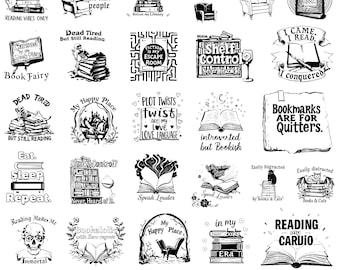 Reading Bundle designs SVG, Floral books svg, Book lover svg bundle, Books bundle svg, Pile of books bundle svg, Digital Download, PNG