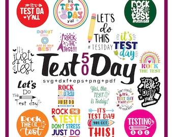 Testen der geschnittenen Dateien, Test Tag Clipart, Test Tag Clipart, Test Tag Aufkleber, Test Tag Vektor, Test Tag Aufkleber, Prüfung Tage