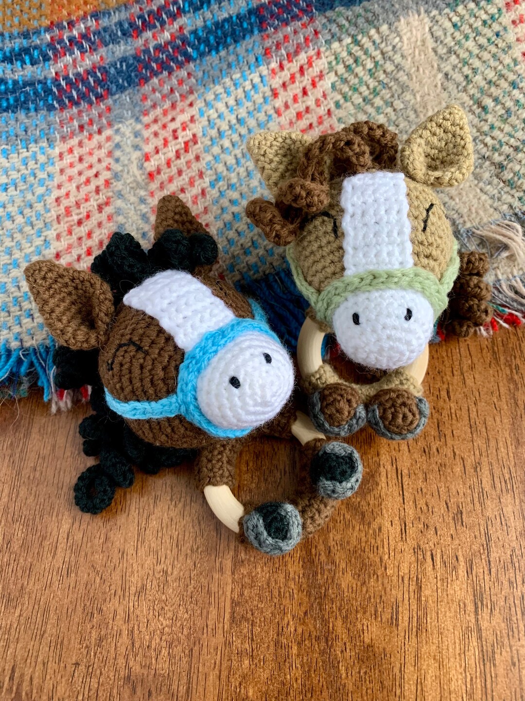 Horse Baby Rattle, Crochet Etsy